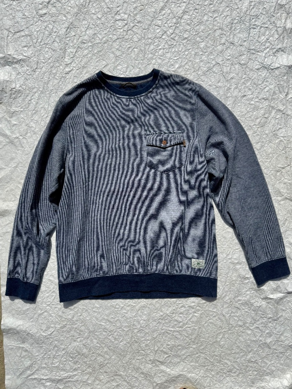 Vintage Hippytree Crewneck Sweater Men’s Blue